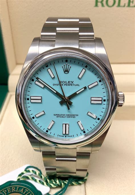 rolex oyster perpetual 41 tiffany